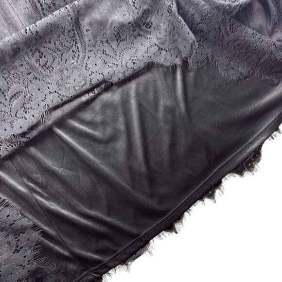 Merokeety Maxi Dress Black Lace Lined Sleeveless Women’s XL - Picture 5 of 5